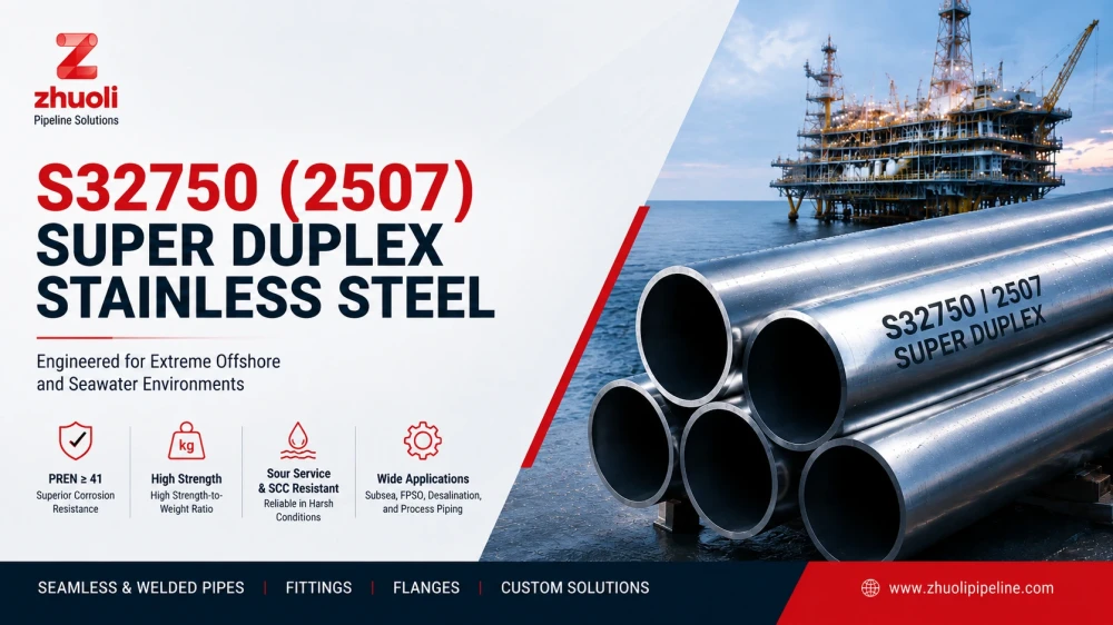 S32750 (2507) Super Duplex Stainless Steel : Properties, PREN Value, and Offshore Pipeline Applications